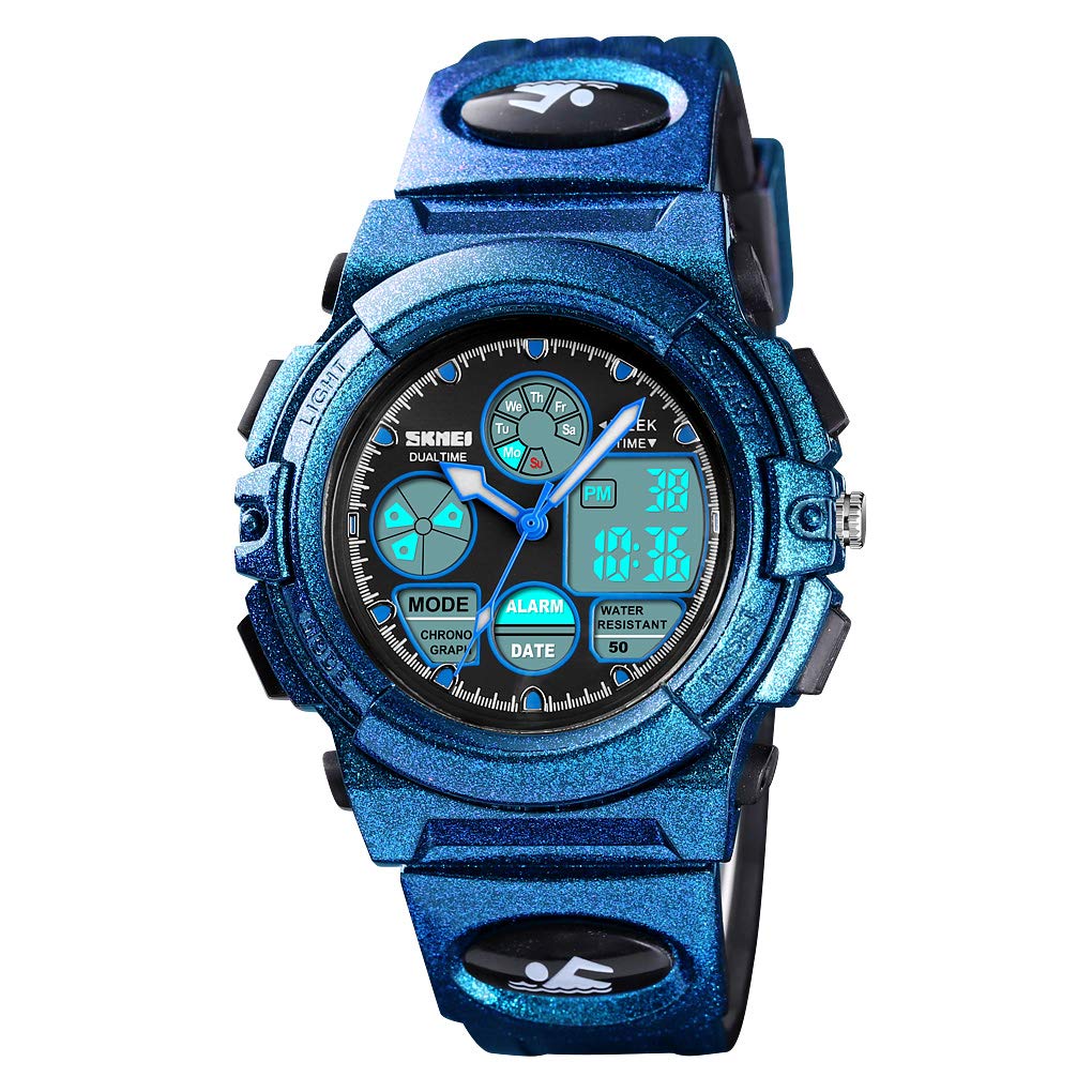 Venta Internacional - Reloj Dayllon Boys Con Alarma Digital, Resistente Al Agua, 50 M, Cronómetro