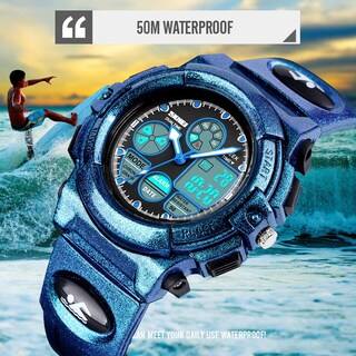 Foto 6 | Venta Internacional - Reloj Dayllon Boys Con Alarma Digital, Resistente Al Agua, 50 M, Cronómetro