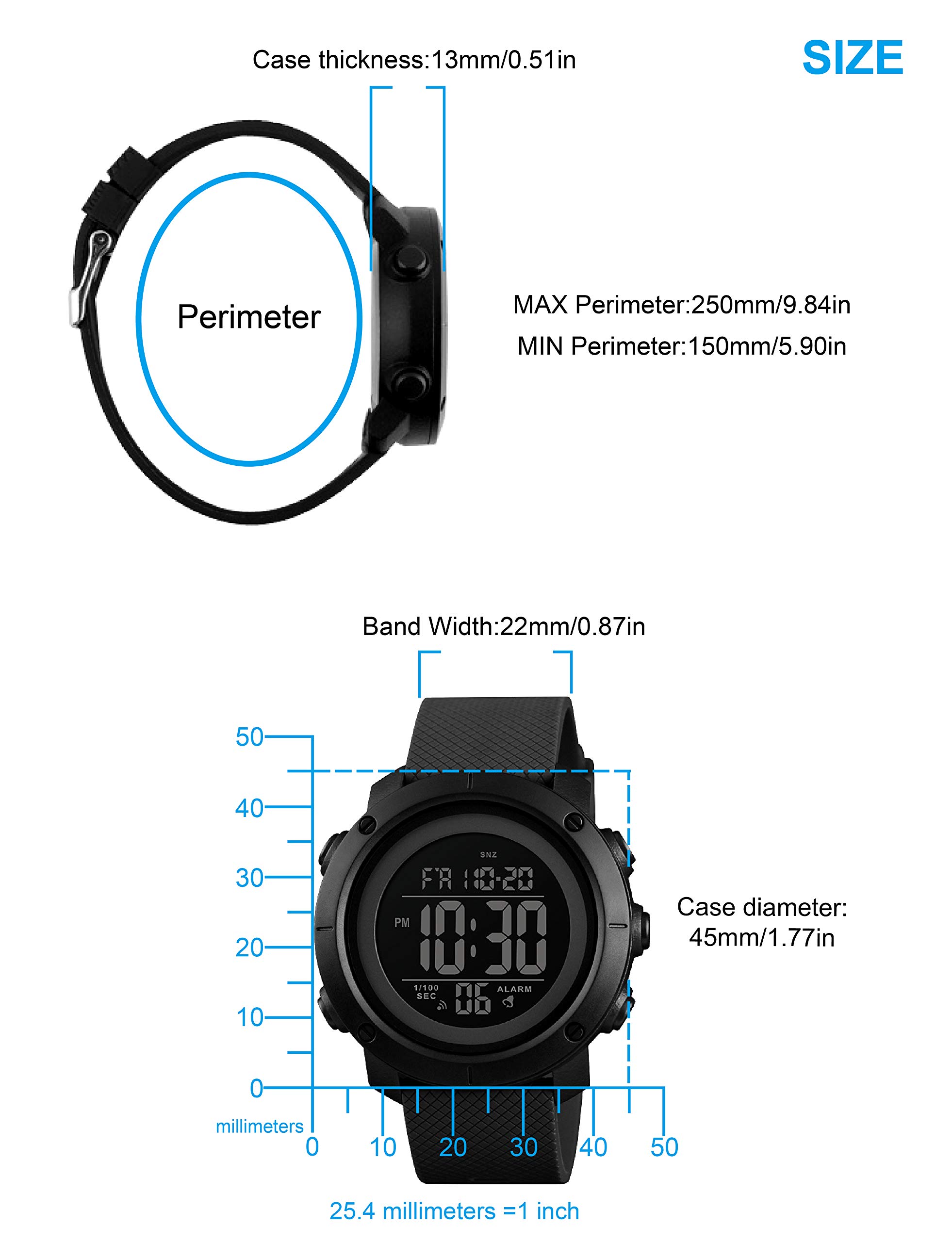 Foto 7 pulgar | Venta Internacional - Reloj Digital Deportivo Sne 1426 Para Niños, Resistente Al Agua Con Luz De Fondo