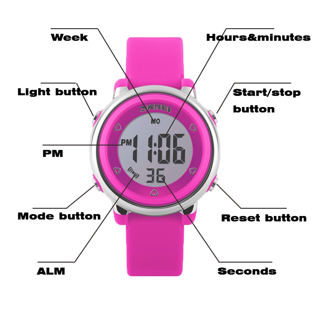 Foto 4 pulgar | Venta Internacional - Reloj Digital Iwoch Multifuncional 50 M Impermeable Para Niños