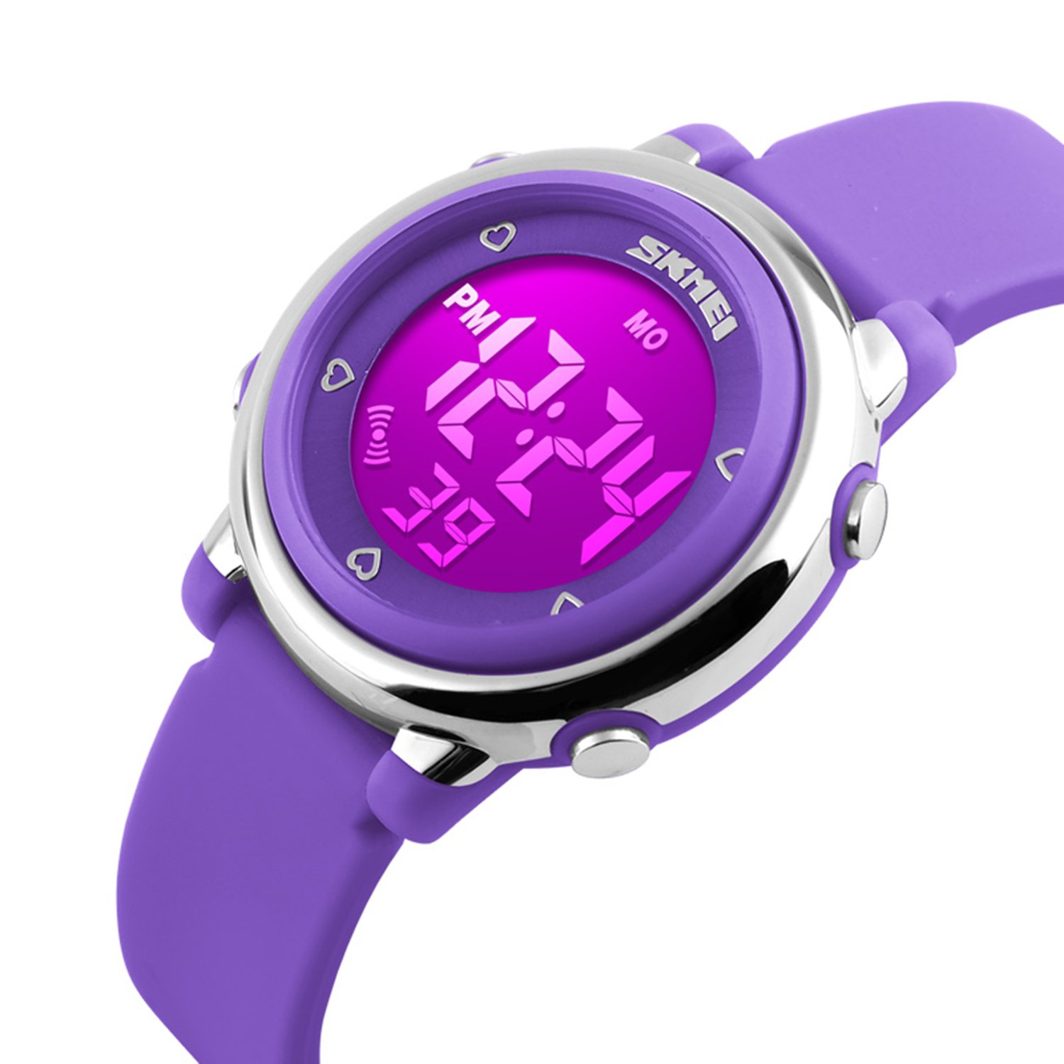 Foto 2 | Venta Internacional - Reloj con Cronómetro Digital Dayllon Boys Morado