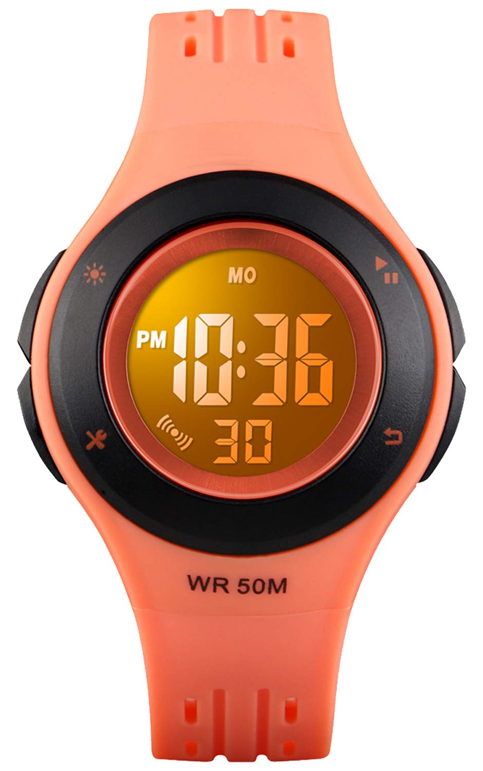 Foto 2 pulgar | Venta Internacional - Reloj Uswat Kid Digital Led Sport, 50 M, Resistente Al Agua, Color Naranja