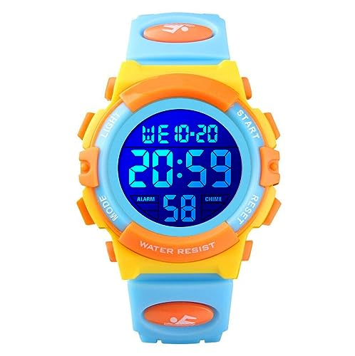 Foto 2 pulgar | Venta Internacional - Reloj Deportivo Digital Fizili Para Niños, Impermeable, Buceo, Azul