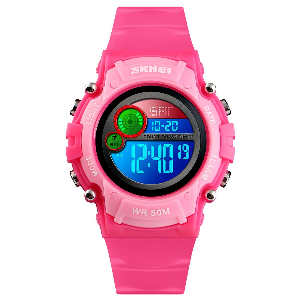 Foto 2 pulgar | Venta Internacional - Reloj Infantil Iwoch Kids Led Digital a Prueba Rosa