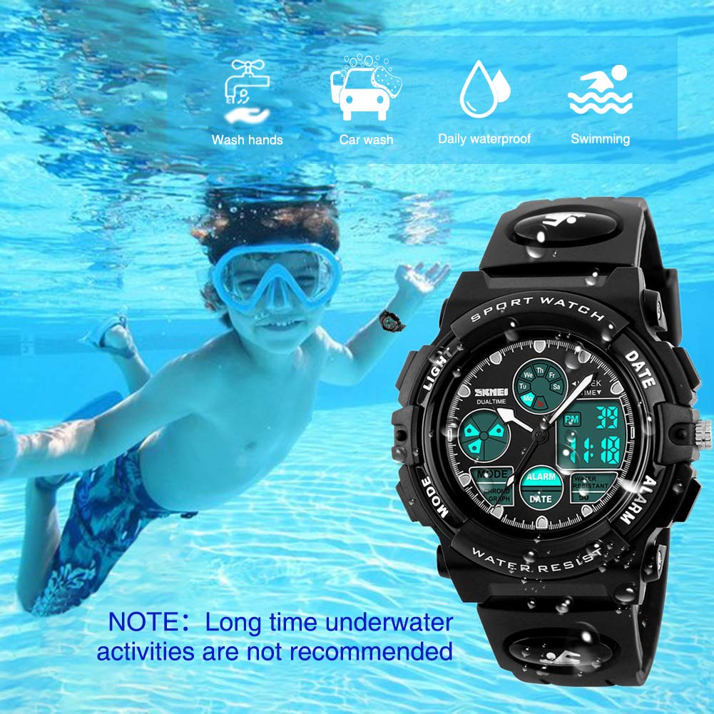 Foto 5 pulgar | Venta Internacional - Reloj Deportivo Para Niños Eyotto Con Alarma Led Impermeable Multifunción