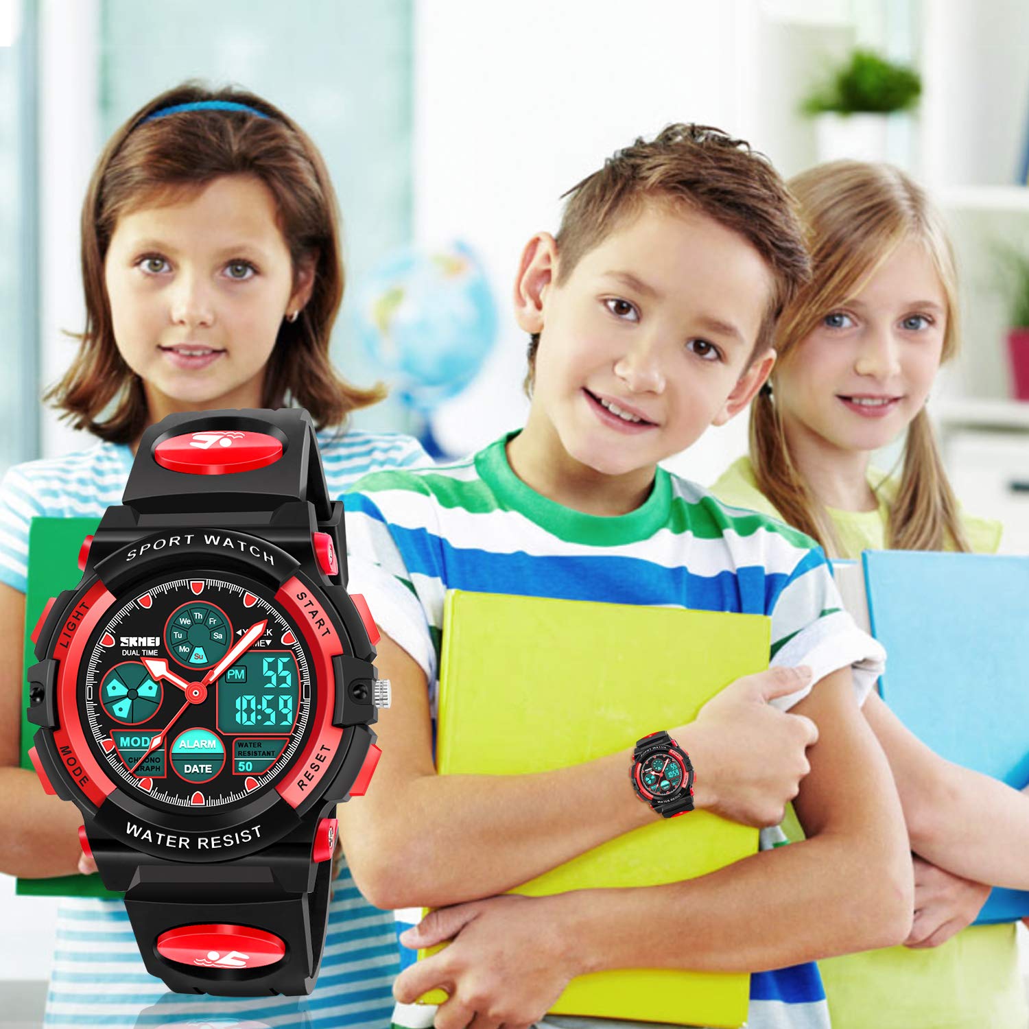 Foto 7 pulgar | Venta Internacional - Reloj Digital Deportivo ATIMO Negro para Niño