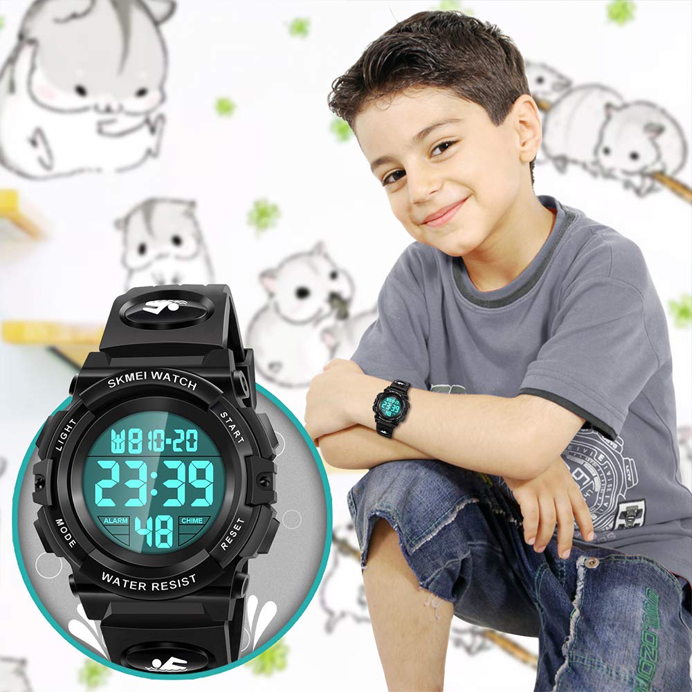 Foto 7 pulgar | Venta Internacional - Reloj Digital Dodosky Kids Sports A Prueba De Agua Led Para Niños De 5 A 12 Años