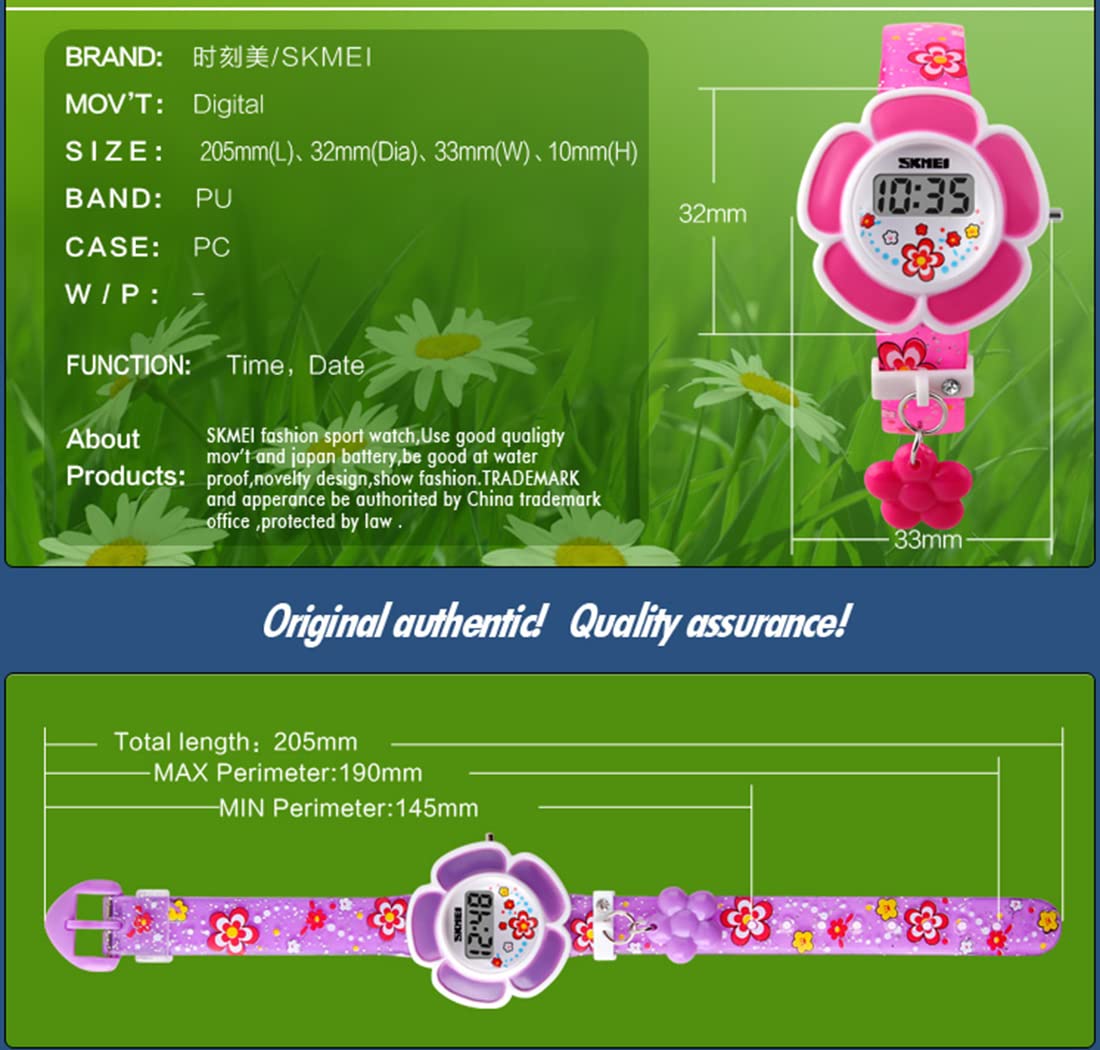 Foto 5 pulgar | Venta Internacional - Reloj Tonnier Children Sports Digital Sunflower Rosa para Niñas