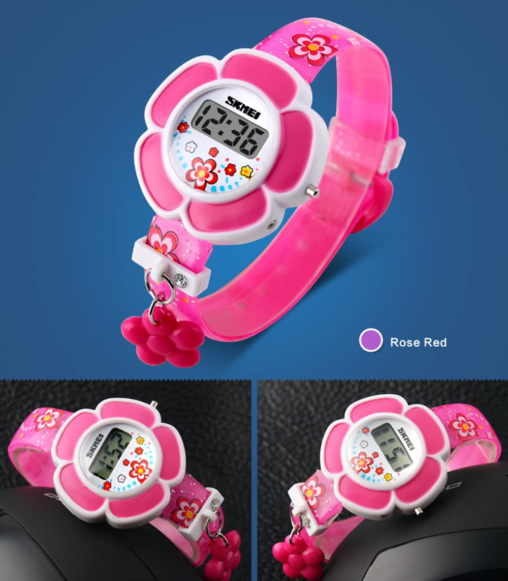 Foto 6 pulgar | Venta Internacional - Reloj Tonnier Children Sports Digital Sunflower Rosa para Niñas