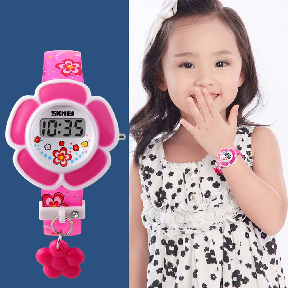 Foto 7 pulgar | Venta Internacional - Reloj Tonnier Children Sports Digital Sunflower Rosa para Niñas