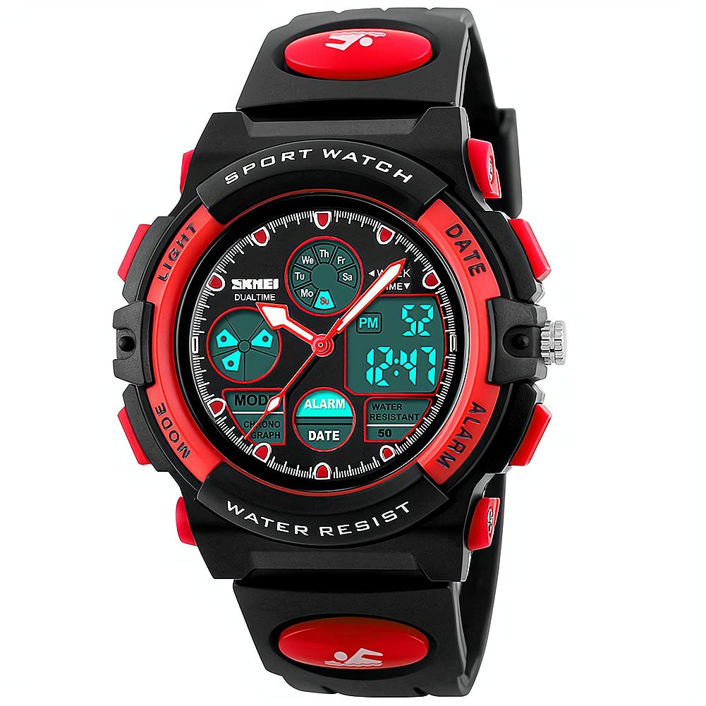 Foto 2 pulgar | Venta Internacional - Reloj Deportivo Eyotto Kids Impermeable Analógico Digital Para Niños