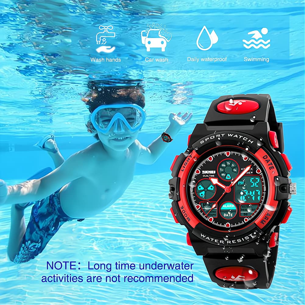 Foto 5 pulgar | Venta Internacional - Reloj Deportivo Eyotto Kids Impermeable Analógico Digital Para Niños