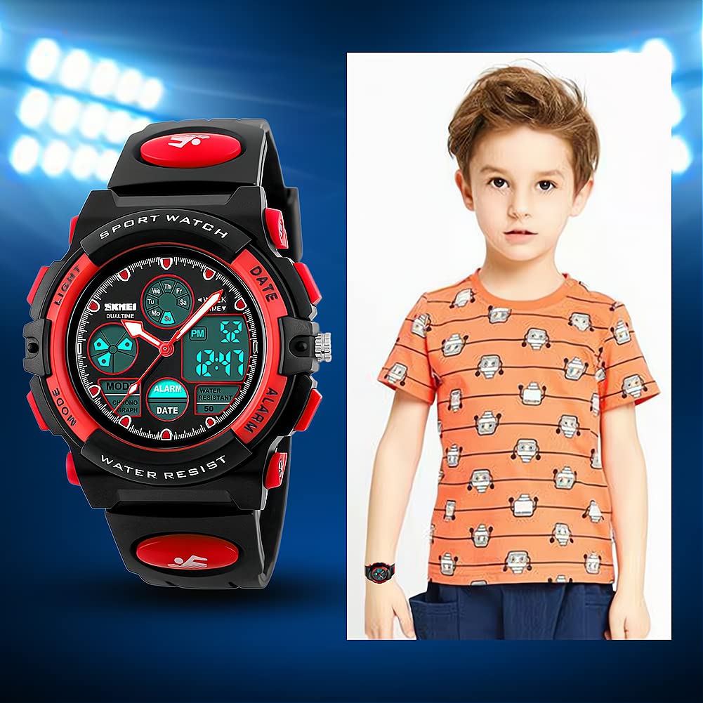 Foto 9 pulgar | Venta Internacional - Reloj Deportivo Eyotto Kids Impermeable Analógico Digital Para Niños