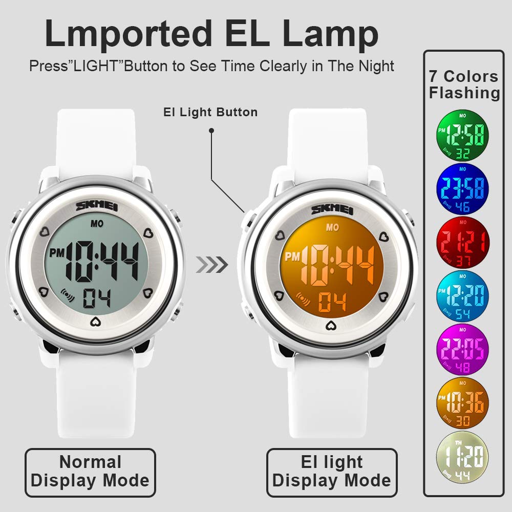 Foto 4 | Venta Internacional - Reloj Abset Kids, Luces Multifunción De 7 Colores, Resistentes Al Agua