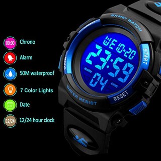 Foto 2 | Venta Internacional - Reloj Digital Venhoo Kids Para Deportes Al Aire Libre, Impermeable, Azul
