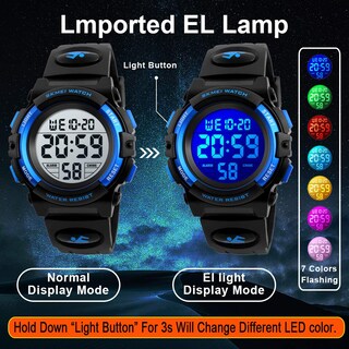 Foto 4 | Venta Internacional - Reloj Infantil Viliysun, 50 M, Impermeable, Deportivo, Con Alarma, Led, Cronómetro