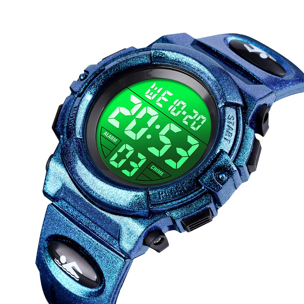 Foto 3 pulgar | Venta Internacional - Reloj Digital Deportivo Fizili Para Niños, Impermeable Al Aire Libre, 50 M