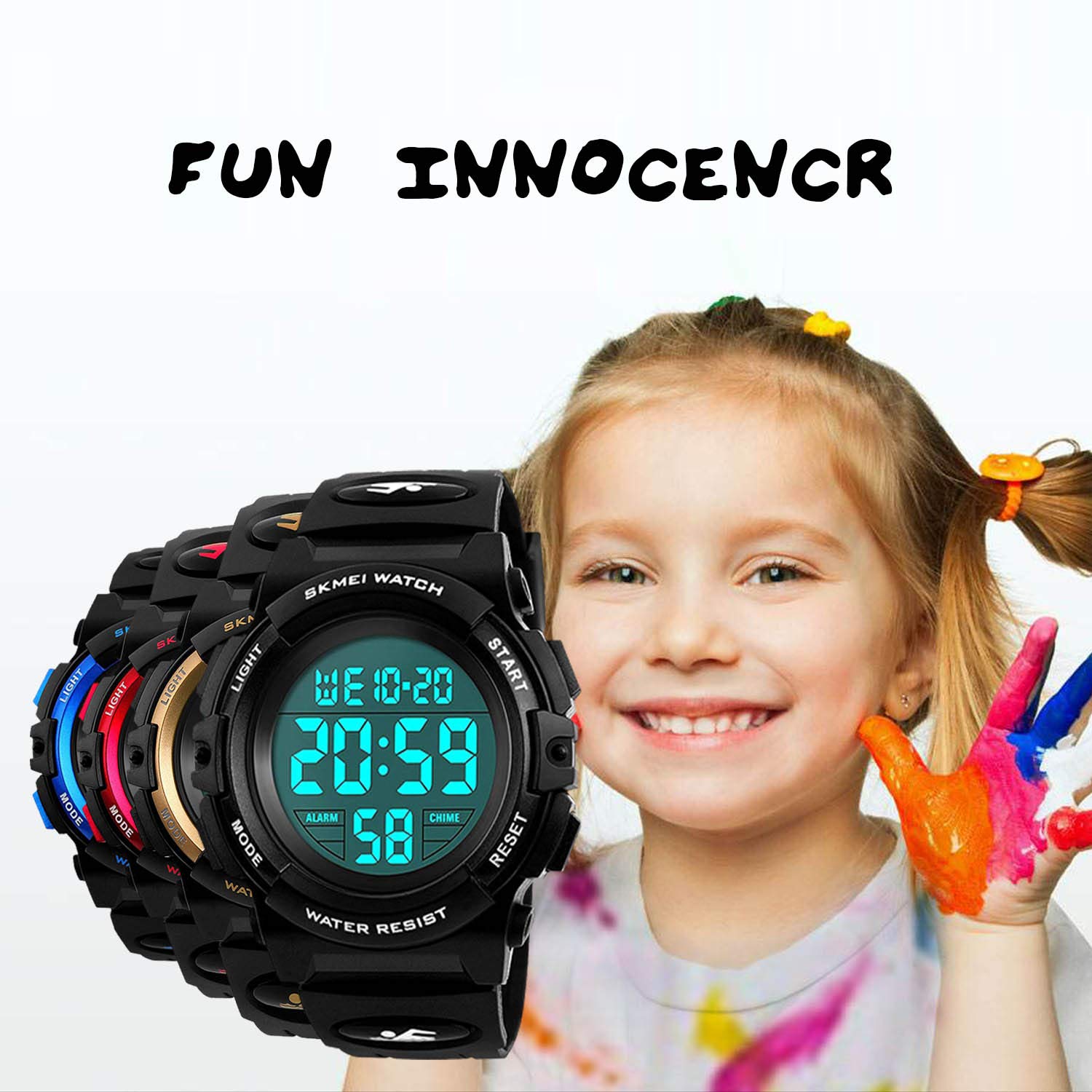 Foto 8 pulgar | Venta Internacional - Reloj Cofuo Con Alarma Deportiva Digital Impermeable Para Niños