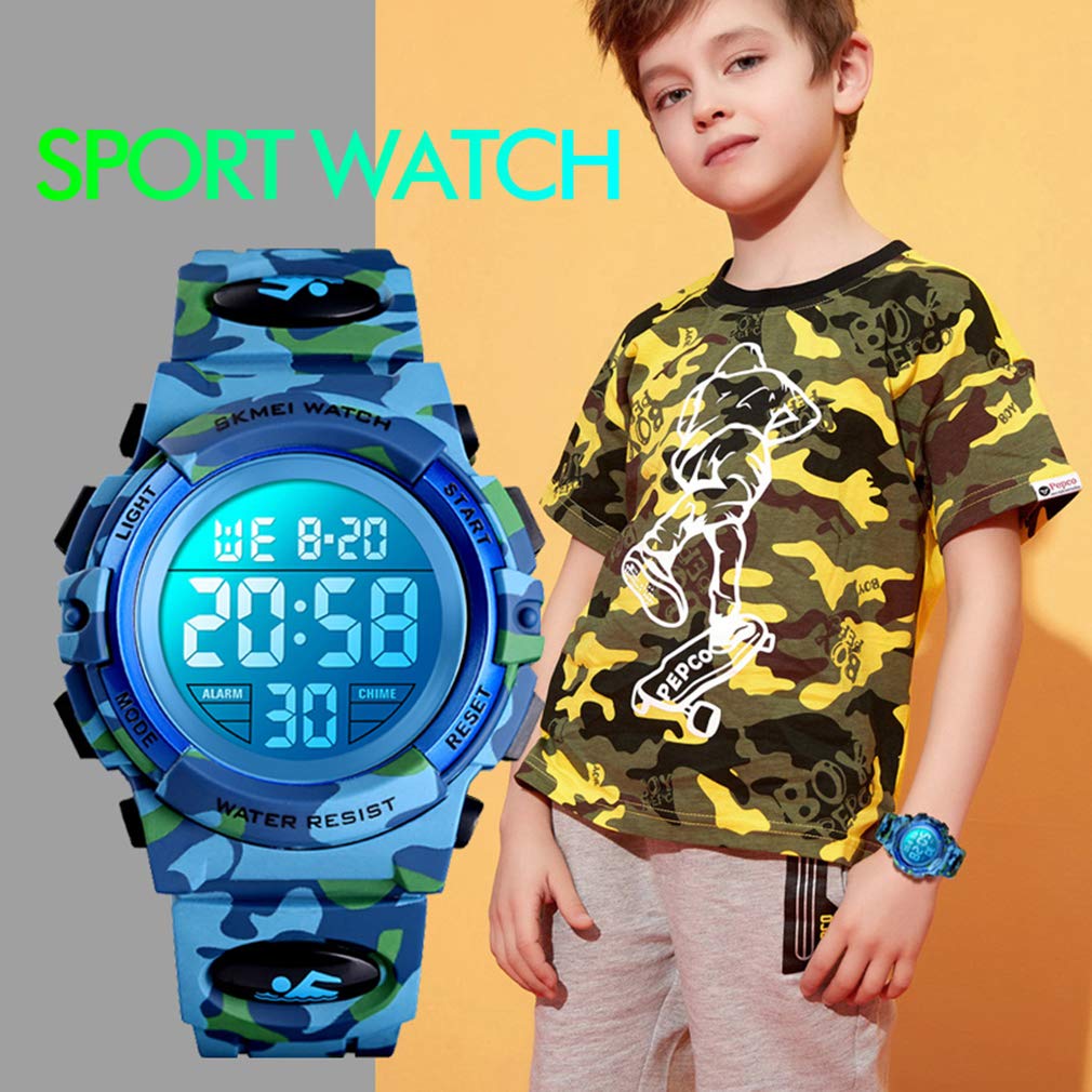 Foto 3 pulgar | Venta Internacional -Reloj Deportivo Infantil Eyotto Kids LED a Prueba de Agua