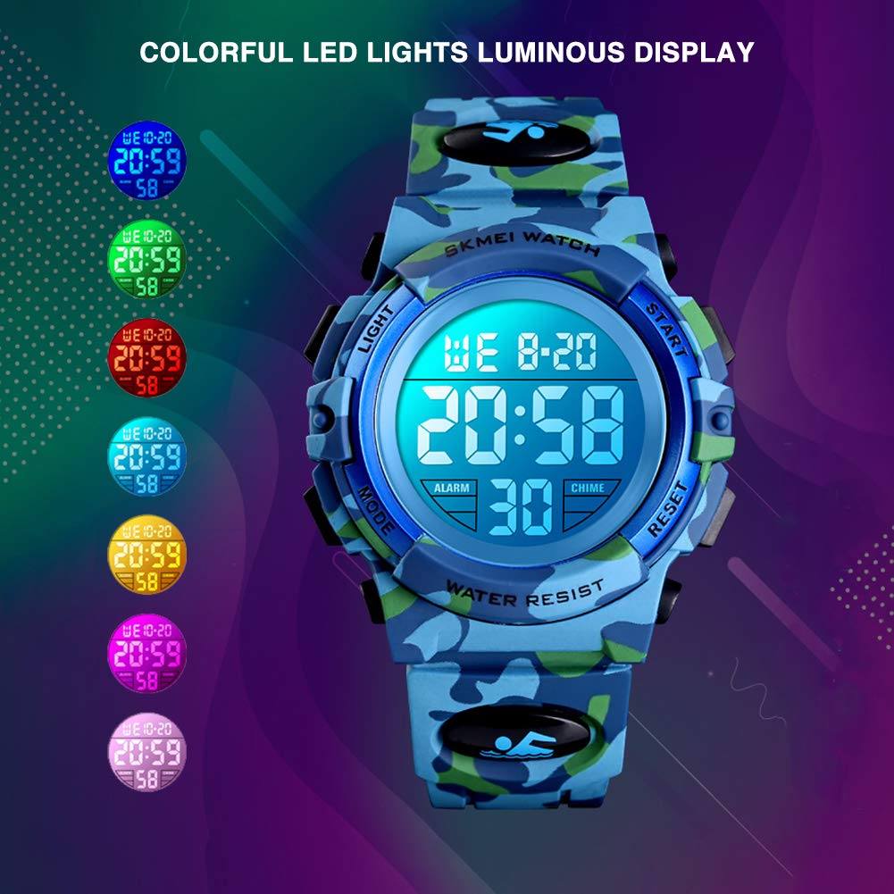 Foto 5 pulgar | Venta Internacional -Reloj Deportivo Infantil Eyotto Kids LED a Prueba de Agua