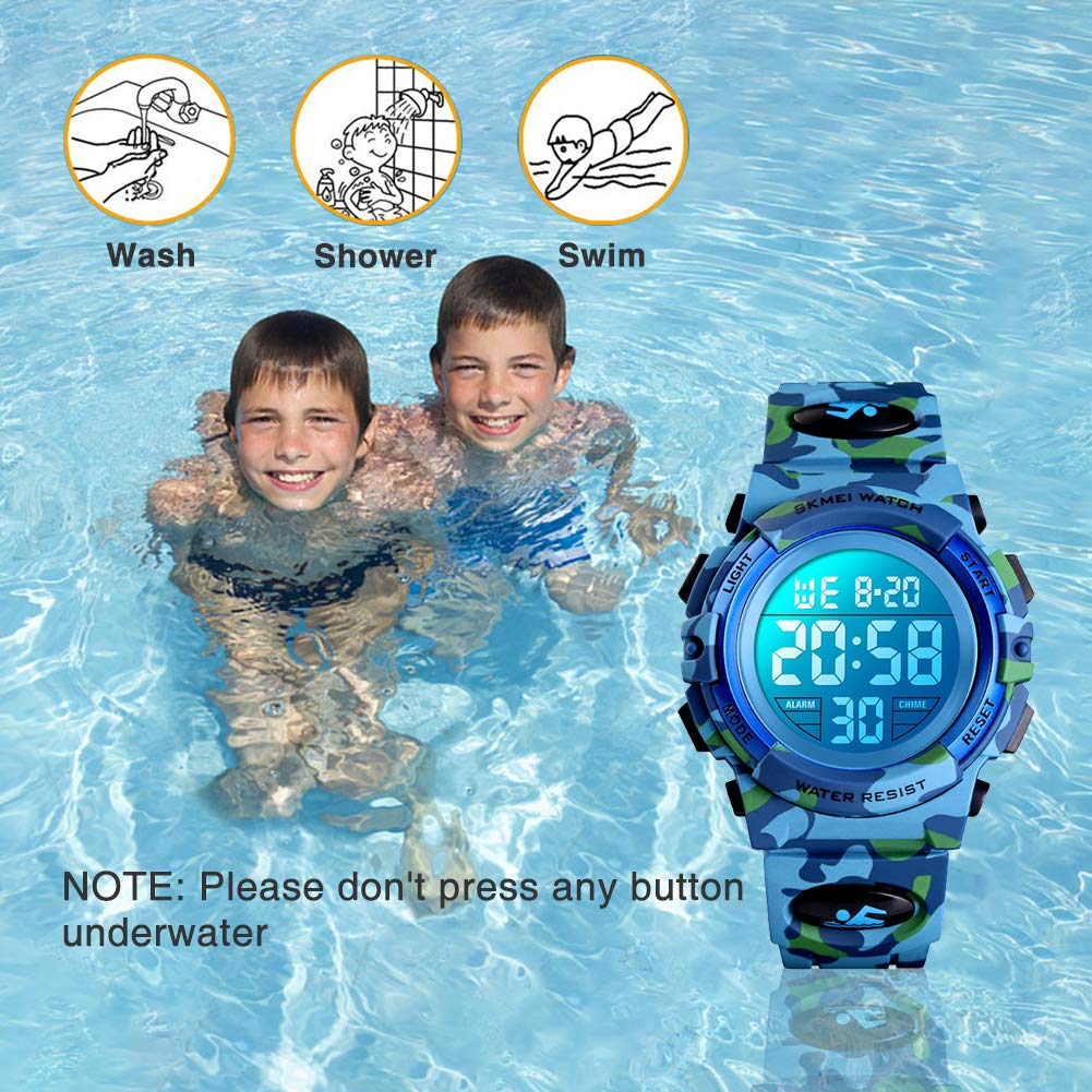 Foto 5 | Venta Internacional -Reloj Deportivo Infantil Eyotto Kids LED a Prueba de Agua