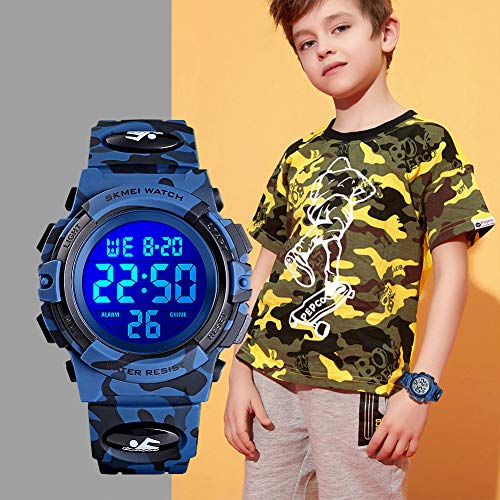 Foto 7 pulgar | Venta Internacional - Reloj Led Digital Bozlun Para Niños, 50 M, Resistente Al Agua, 7 Colores