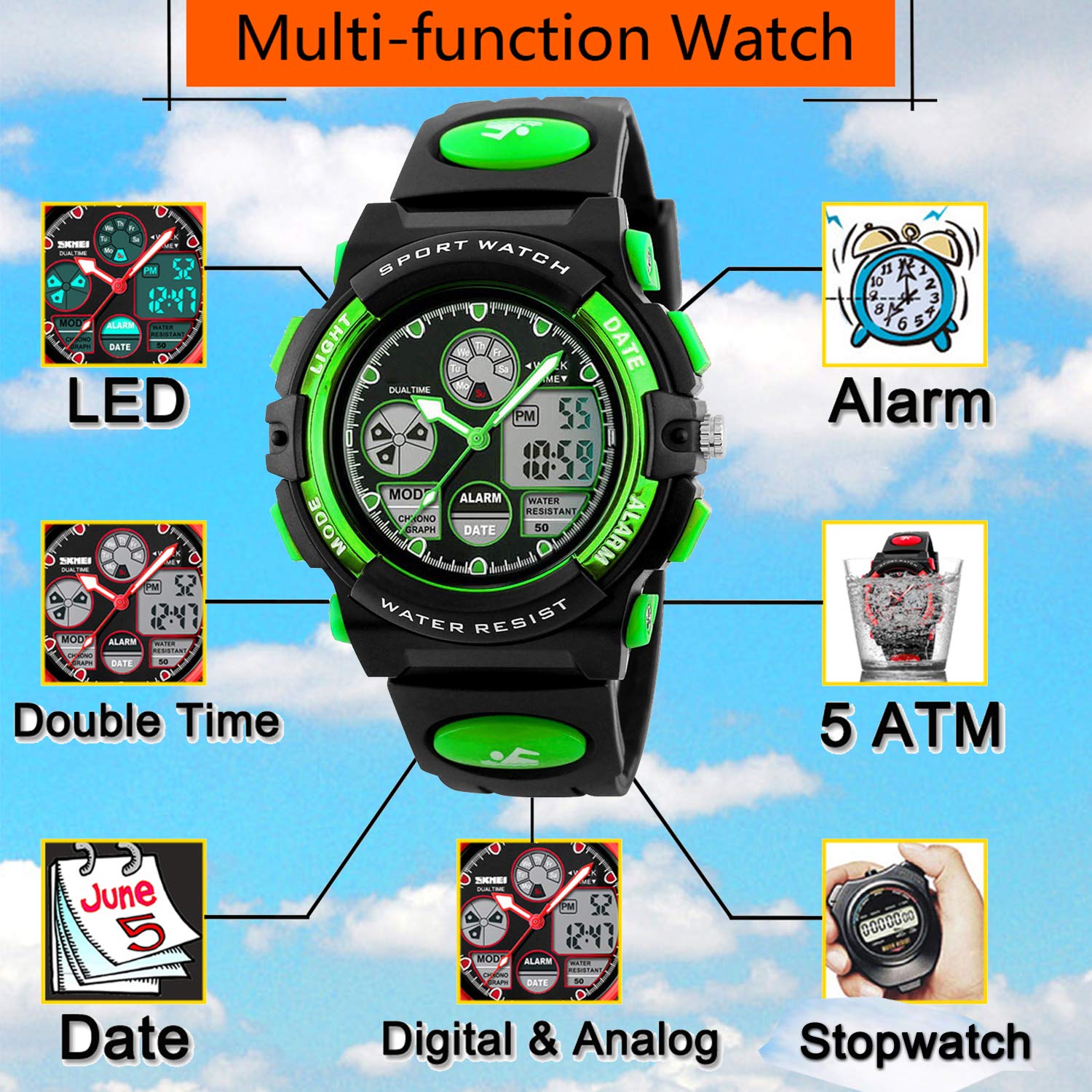 Foto 4 pulgar | Venta Internacional - Reloj Infantil Viliysun Digital Led