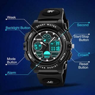 Foto 2 | Venta Internacional-Reloj Boxyuein Negro Infantil