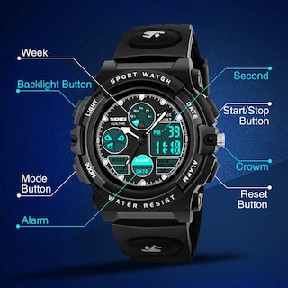 Foto 2 | Venta Internacional-Reloj Boxyuein Negro Infantil