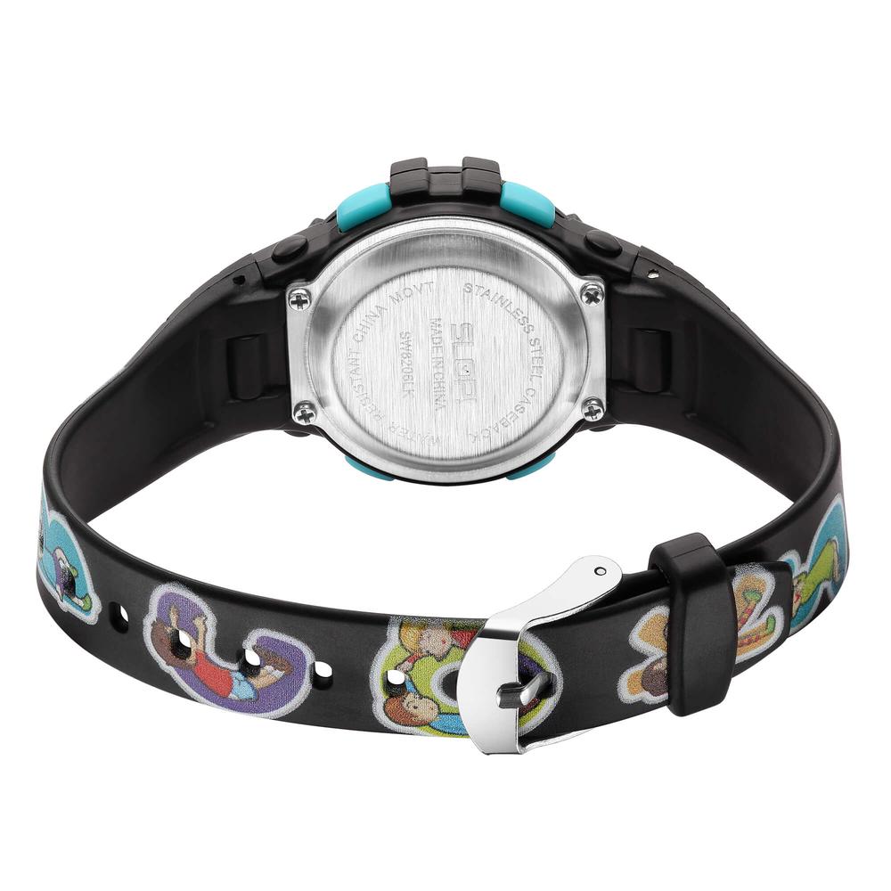 Foto 4 pulgar | Reloj Infantil Slop Para Niño Sw8206lk12 Negro Print Abecedario