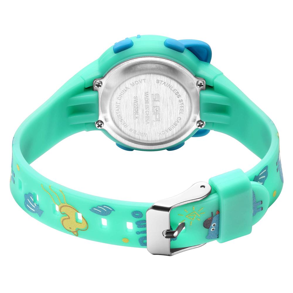 Foto 4 pulgar | Reloj Infantil Slop Para Niño Sw2206lk3 Verde Print Dinosaurios