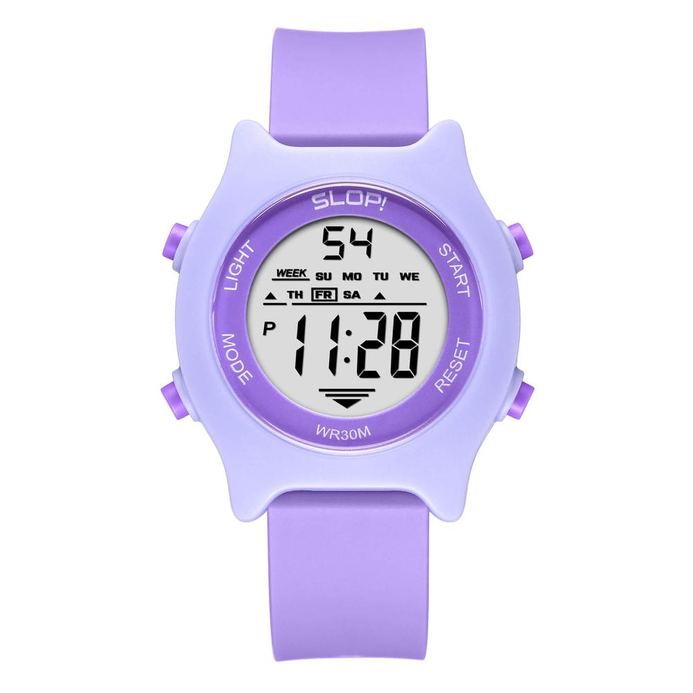 Reloj Infantil Slop Para Niña Sw2341l3 Morado