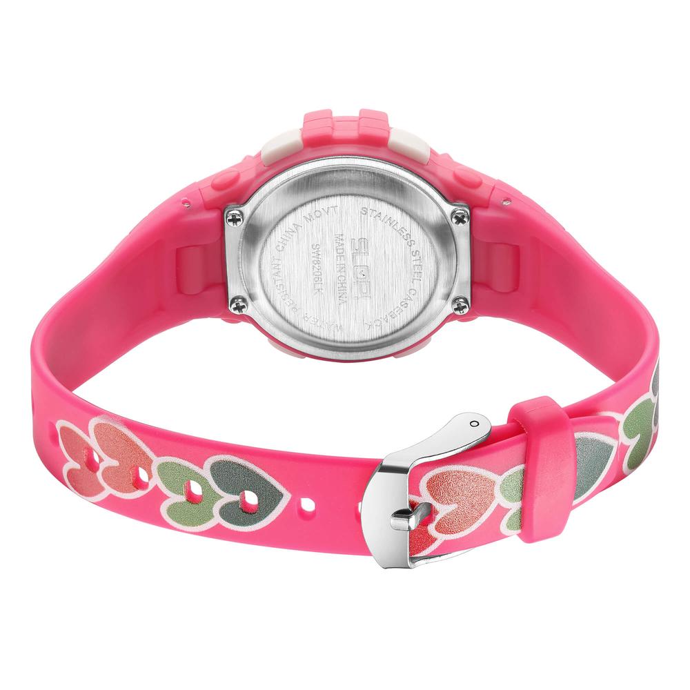 Foto 4 pulgar | Reloj Infantil Slop Para Niña Sw8206lk9 Fucsia Print Corazones