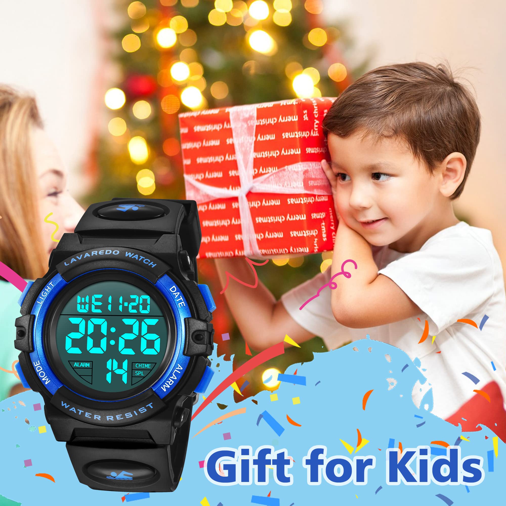 Foto 4 pulgar | Reloj Alps Digital Para Niños, Banda Elástica Impermeable A Prueba De Golpes - Venta Internacional.