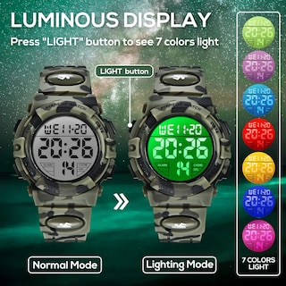 Foto 3 | Reloj A Alps Negro para Niños - Venta Internacional