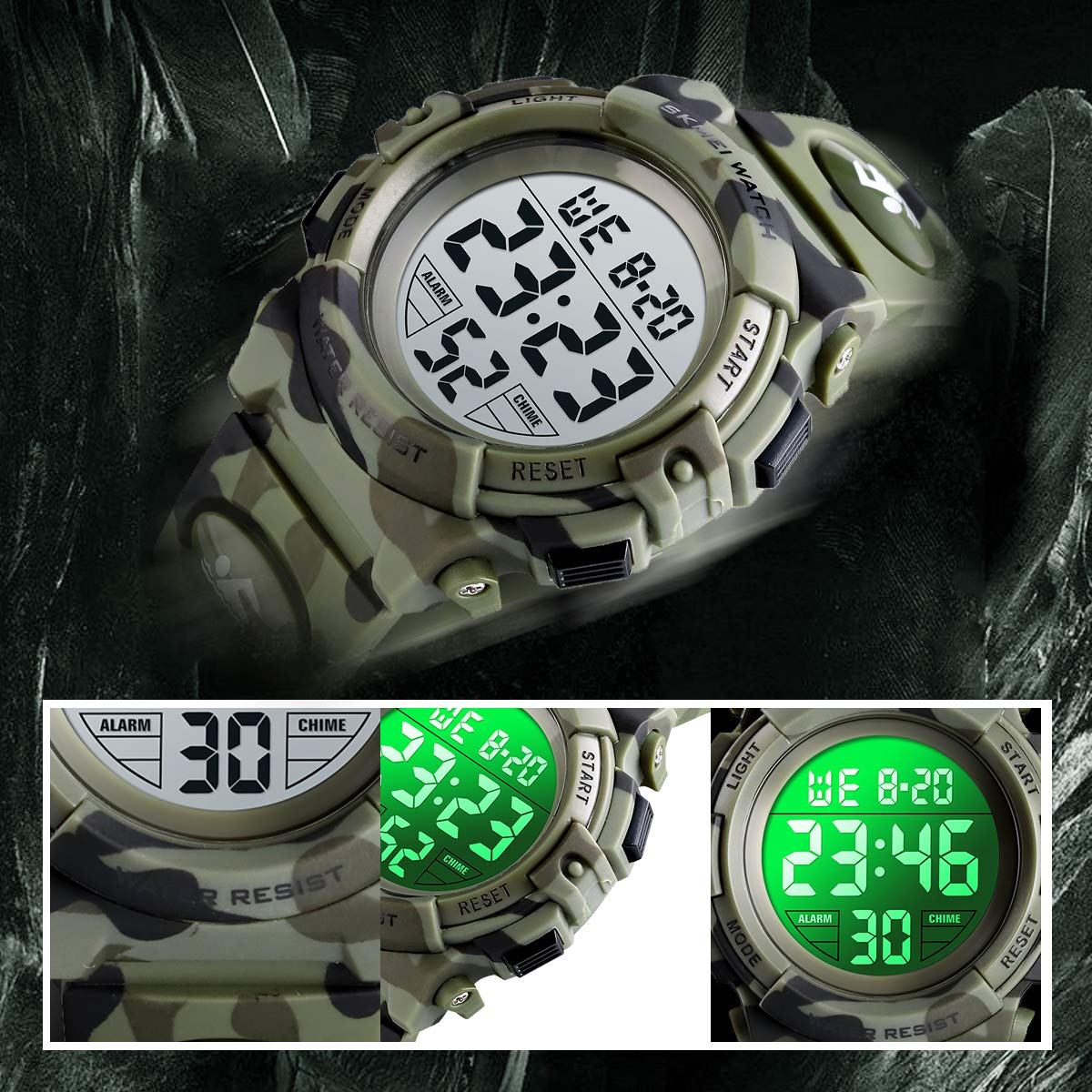 Foto 6 pulgar | Reloj A Alps Negro para Niños - Venta Internacional