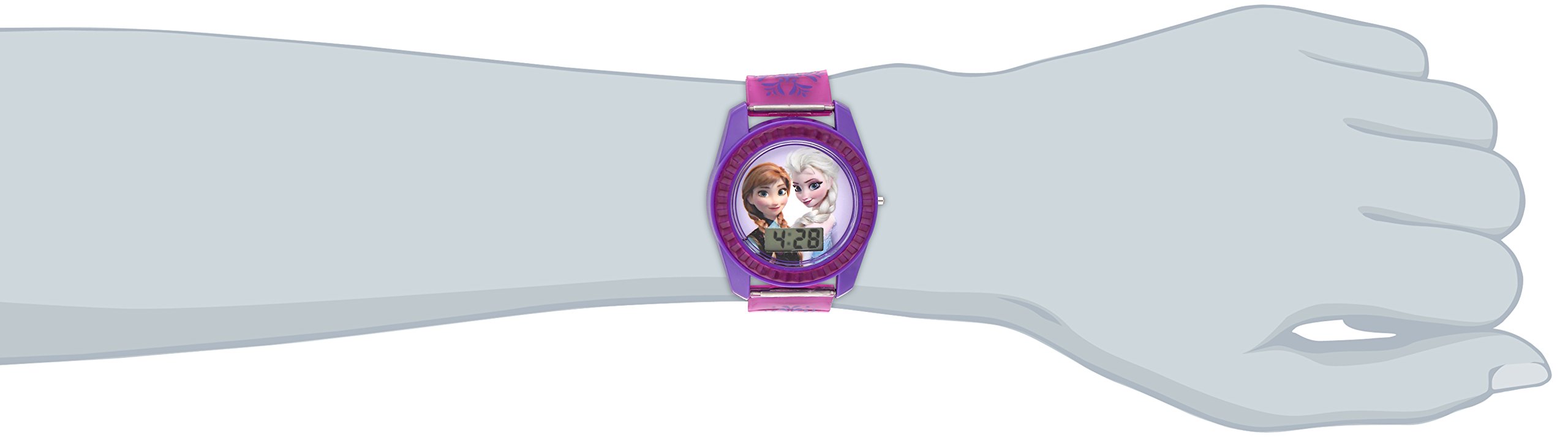 Foto 4 pulgar | Reloj Accutime Disney Frozen Kids Púrpura con Rosa - Venta Internacional