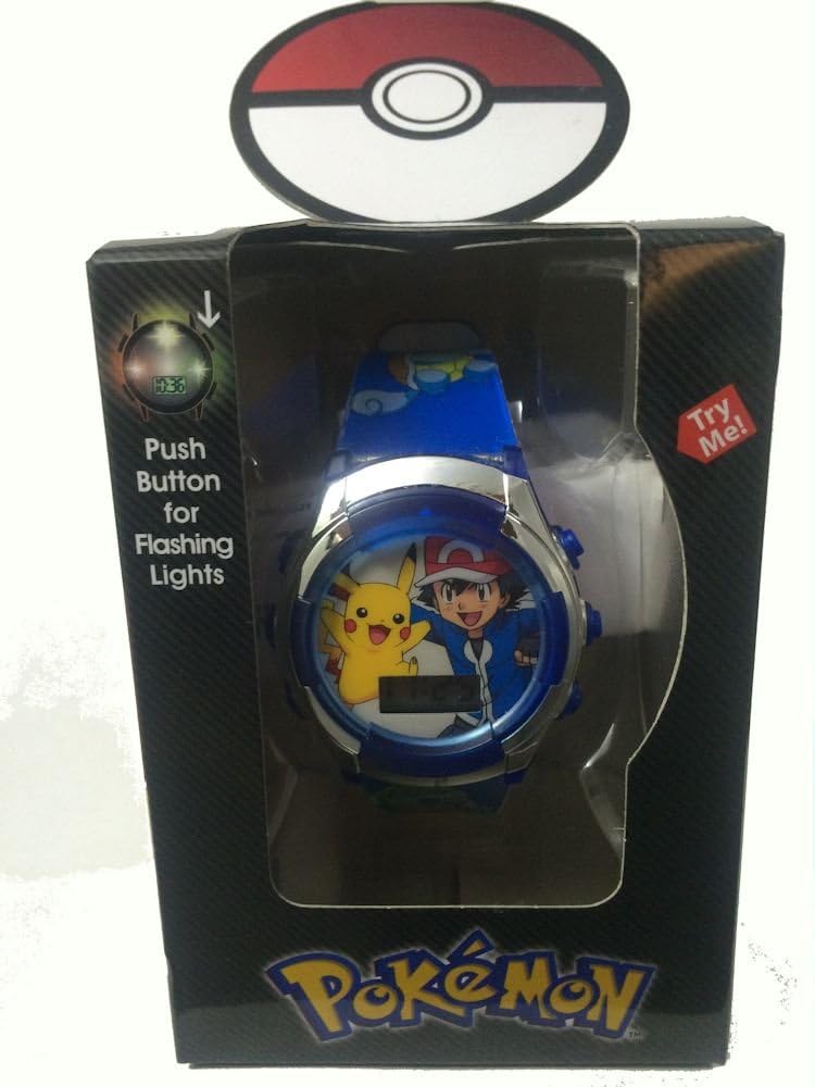 Foto 3 pulgar | Reloj de Pulsera Accutime Kids Pokémon Pikachu & Ash Pok3017 - Venta Internacional