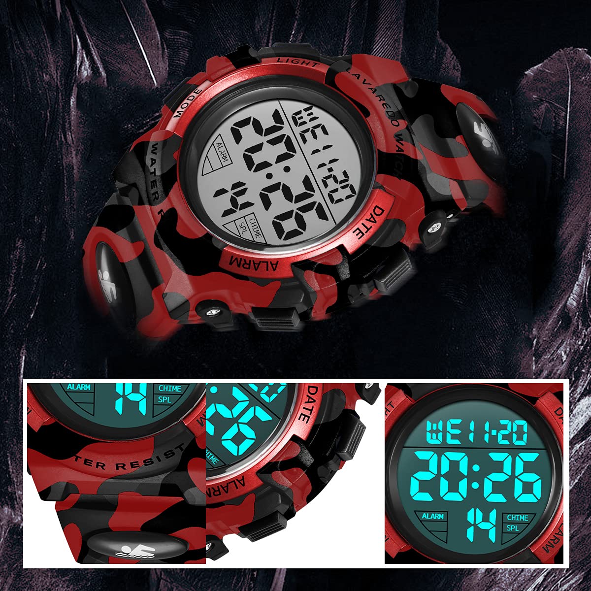 Foto 4 pulgar | Reloj A Alps Rojo Infantil-Venta Internacional