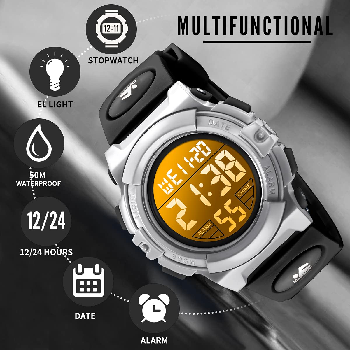 Foto 3 pulgar | Reloj A Alps Negro Infantil-Venta Internacional