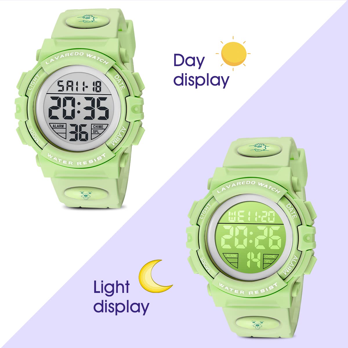 Foto 4 pulgar | Reloj A Alps Verde para Niños - Venta Internacional