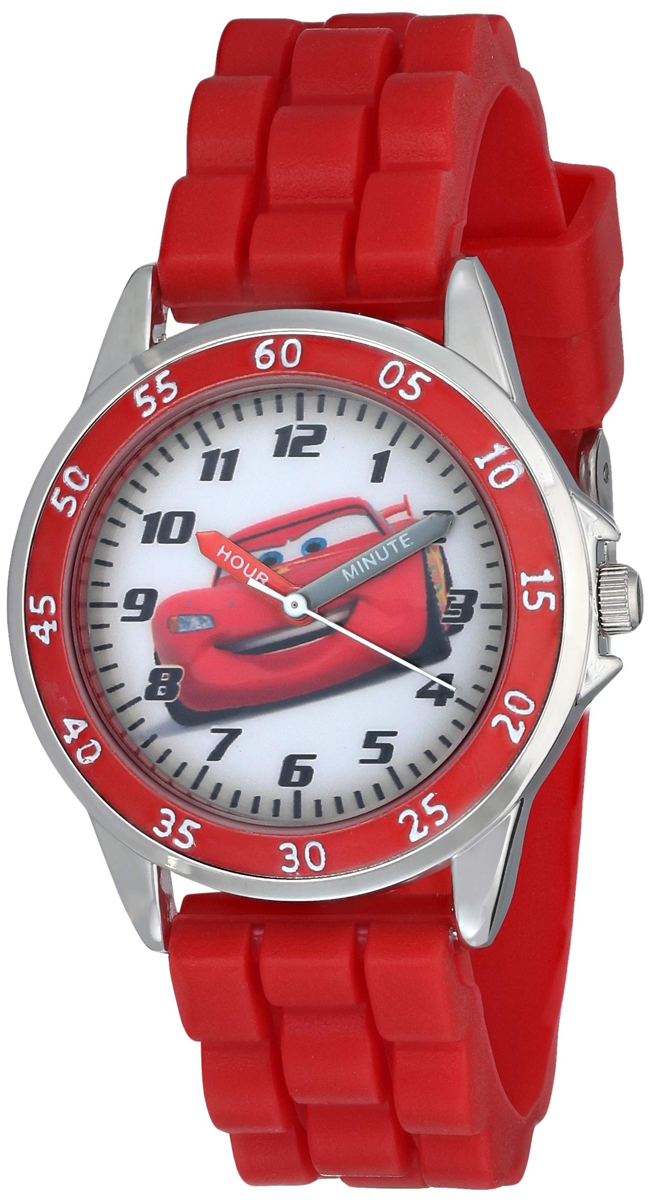 Foto 2 pulgar | Reloj Analógico Accutime Cars para NiñosCon Correa Roja - Venta Internacional