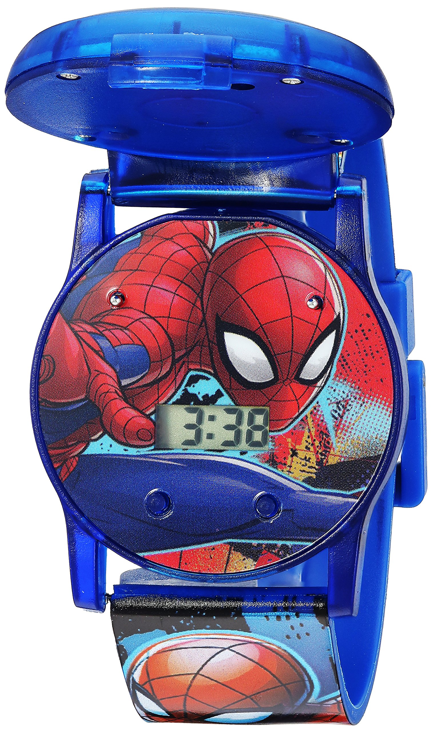 Foto 2 pulgar | Reloj Accutime Kids Marvel Spider-Man Digital Blue Spd4493 - Venta Internacional