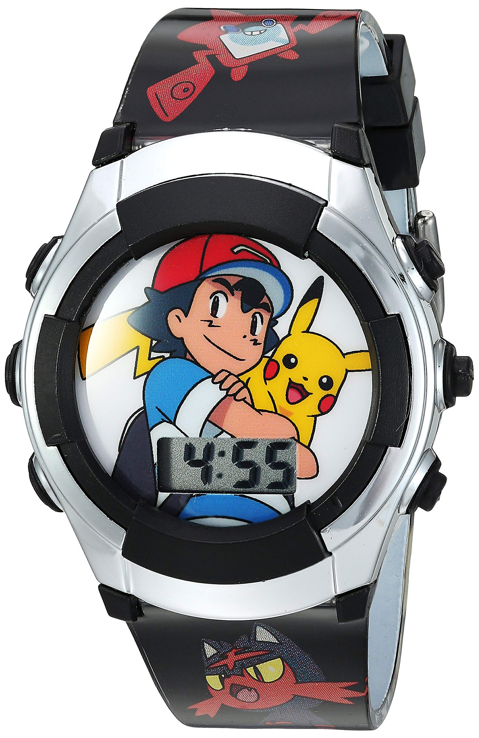 Foto 2 pulgar | Reloj de Pulsera Digital Pokémon Ash y Pikachu para Niños - Accutime Kids