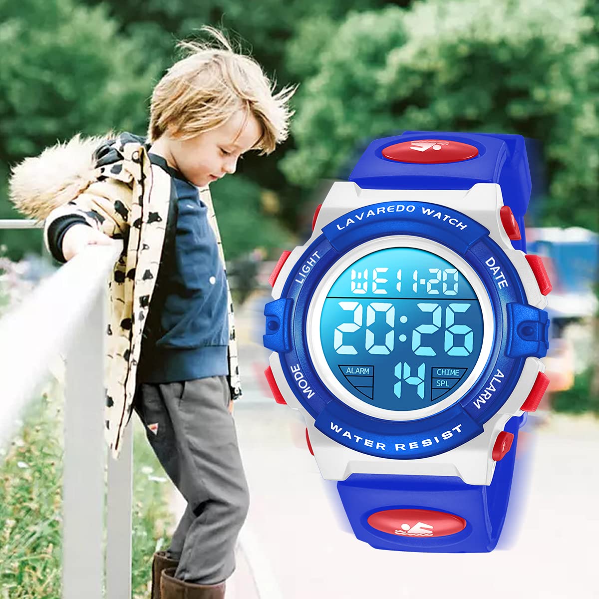 Foto 6 pulgar | Reloj A Alps Azul para Niño-Venta Internacional