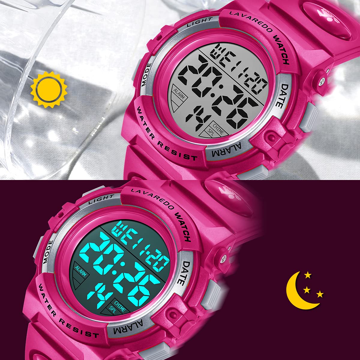 Foto 4 pulgar | Reloj Digital Alps  Resistente al Agua - Venta Internacional