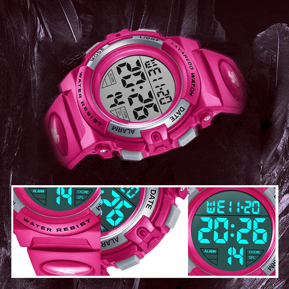 Foto 5 pulgar | Reloj Digital Alps  Resistente al Agua - Venta Internacional