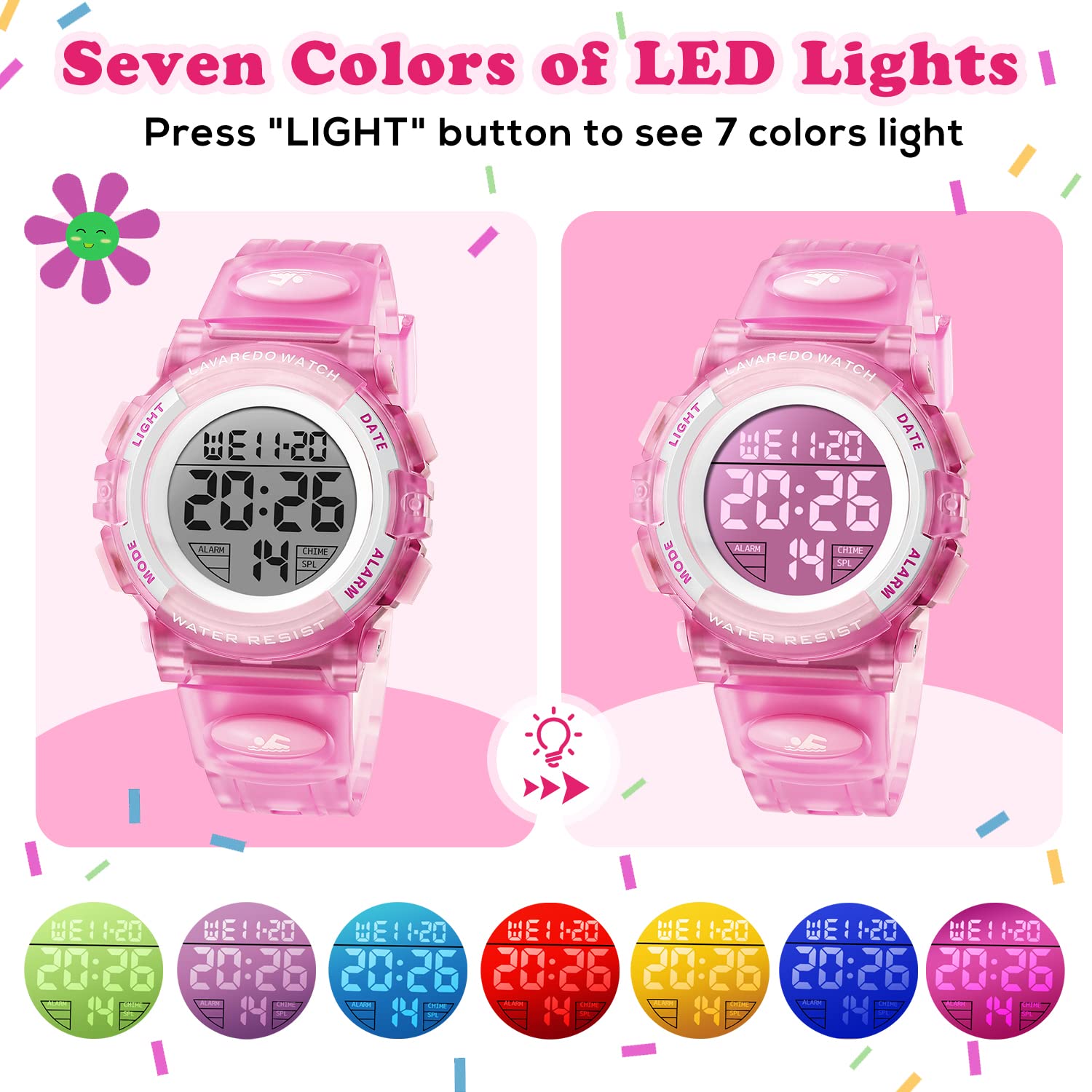 Foto 3 pulgar | Reloj Deportivo Alps Para Niños - Venta Internacional