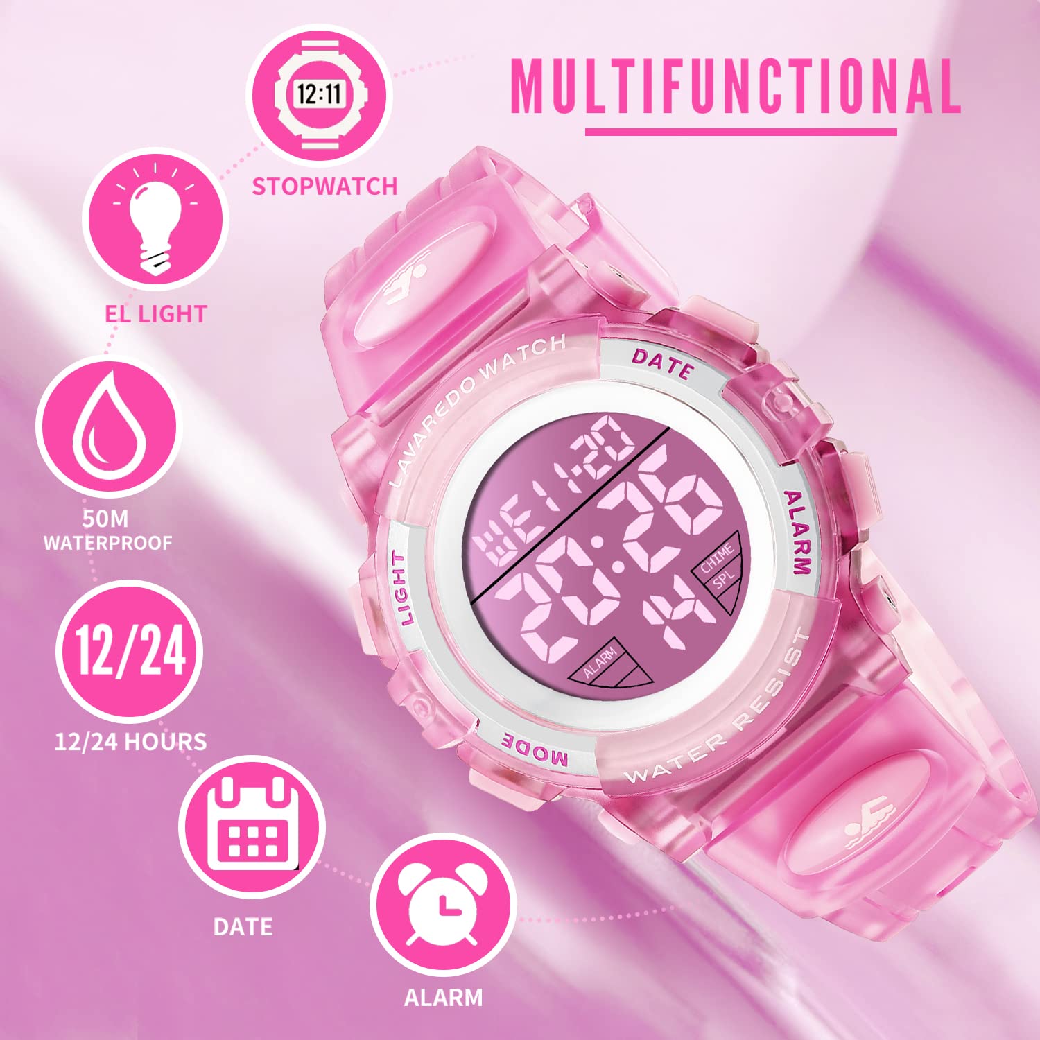 Foto 3 | Reloj Deportivo Alps Para Niños - Venta Internacional