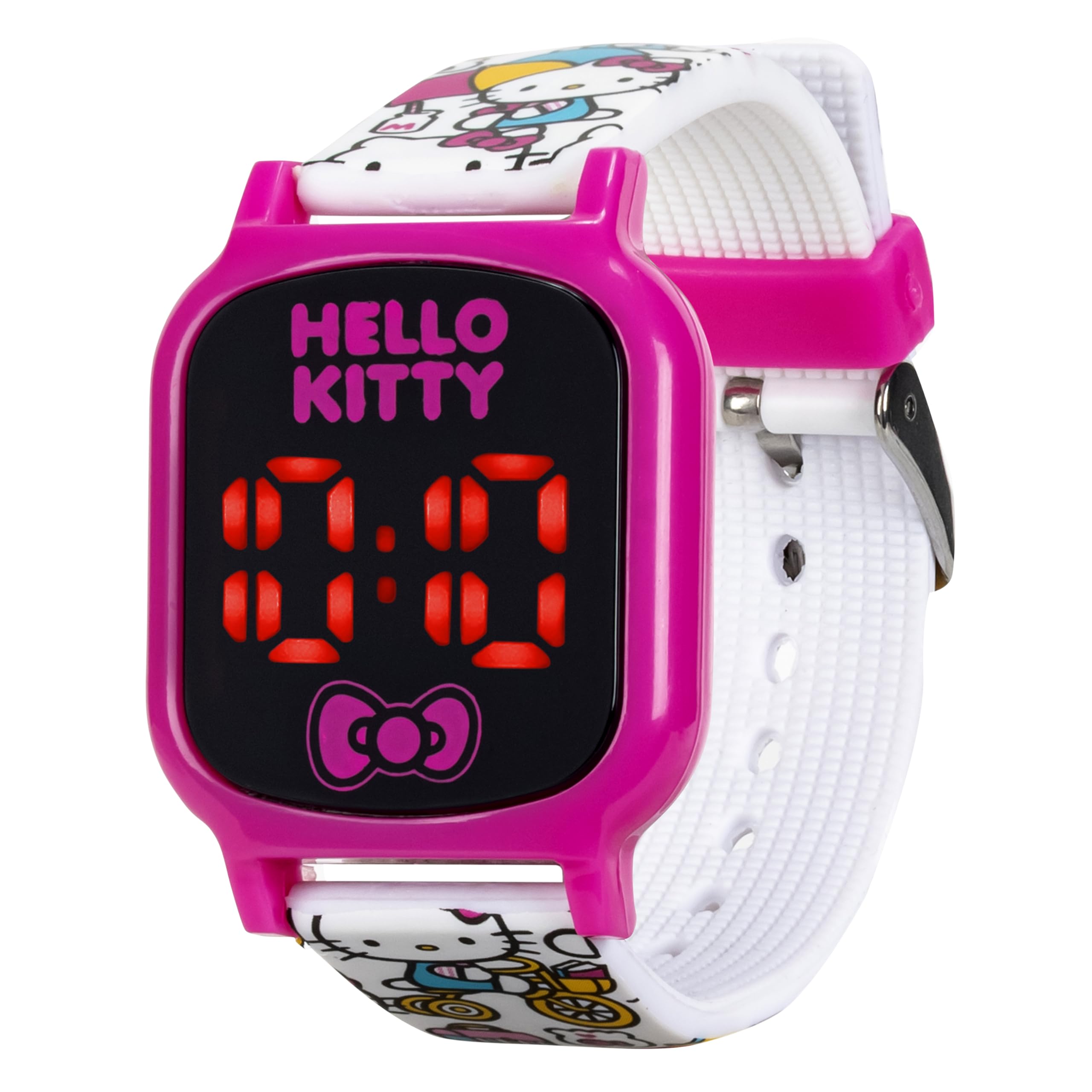 Foto 2 pulgar | Reloj de Cuarzo Led Digital Accutime Hello Kitty para Niñas - Venta Internacional